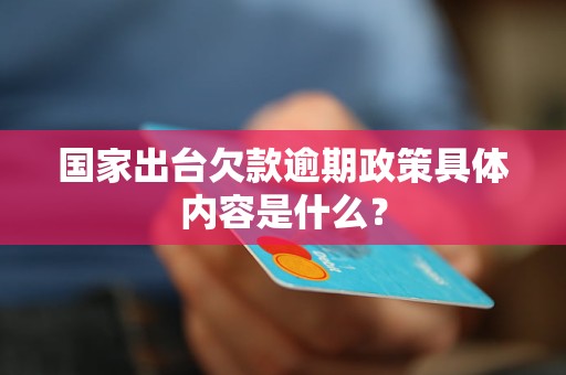 国家出台欠款逾期政策具体内容是什么？