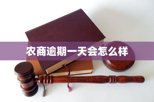 农商逾期一天会怎么样