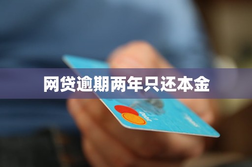 网贷逾期两年只还本金