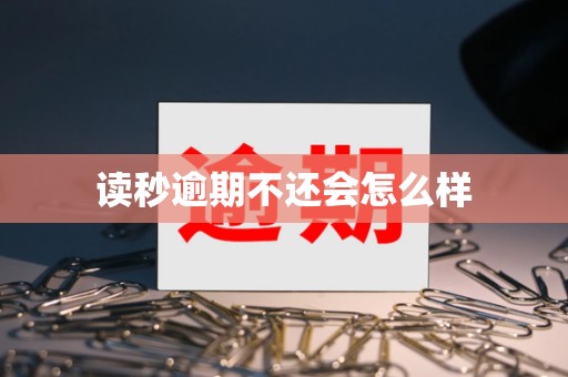 读秒逾期不还会怎么样