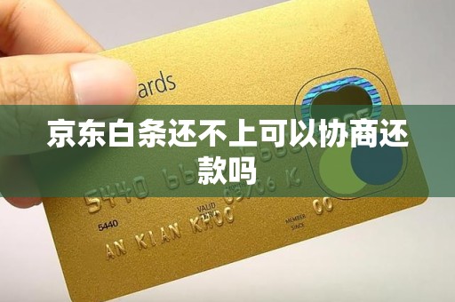 京东白条还不上可以协商还款吗