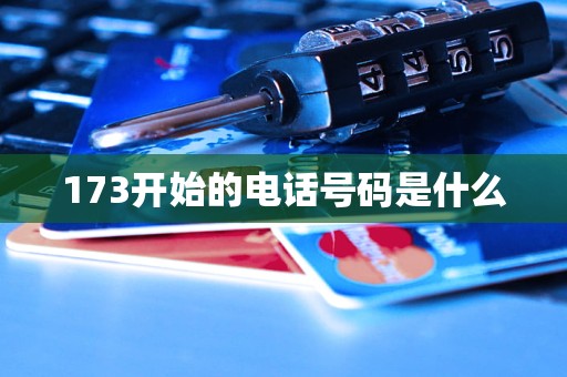 173开始的电话号码是什么