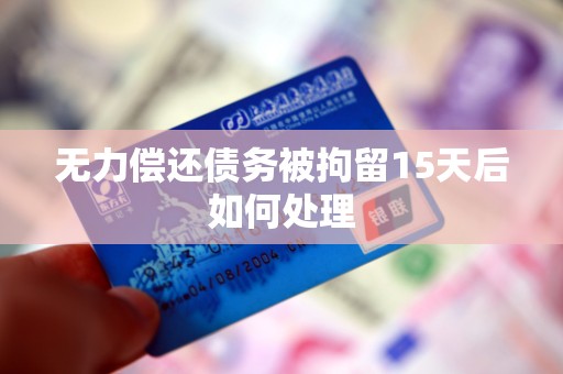 无力偿还债务被拘留15天后如何处理