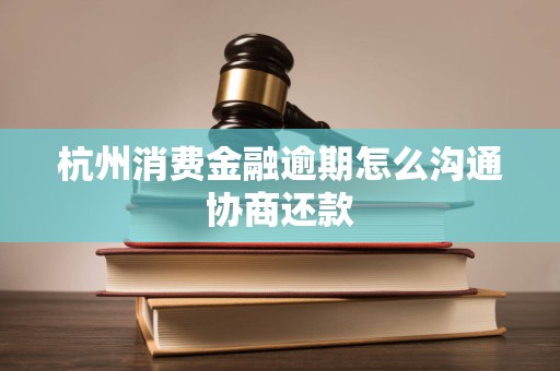 杭州消费金融逾期怎么沟通协商还款