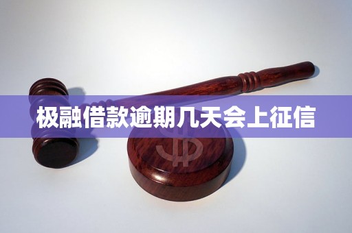 极融借款逾期几天会上征信