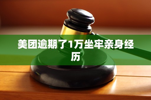 美团逾期了1万坐牢亲身经历