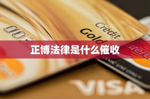 正博法律是什么催收