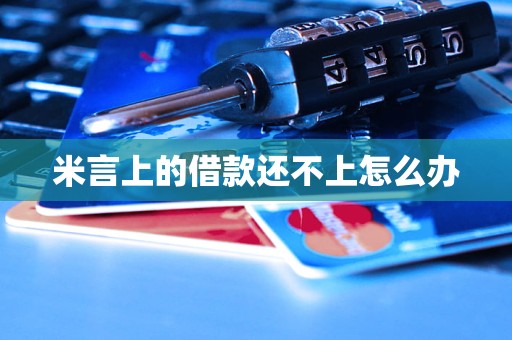 米言上的借款还不上怎么办