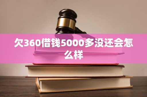 欠360借钱5000多没还会怎么样