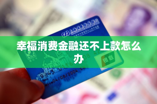 幸福消费金融还不上款怎么办