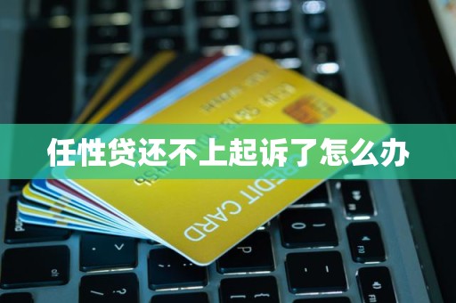 任性贷还不上起诉了怎么办